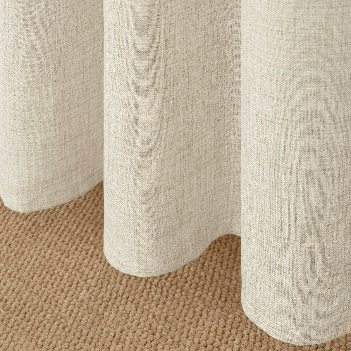 Linen Cafe Curtains 36 Inch Length (2 Count)