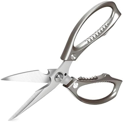 Kitchen Scissors, All Purpose，Ultra Sharp Meat Scissors，Heavy Duty Cooking Scissor，Dishwash Safe Stainless Steel Kitchen Shears for Food, Chicken Bones, Turkey
