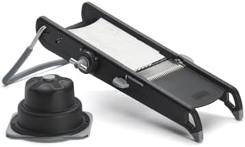 DE Buyer Mandoline Swing Plus, Stainless Steel, Black, 44.5 x 19.5 x 15 cm
