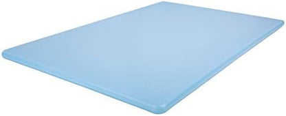 18 x 12 Large Blue Plastic Cutting Board for Fish, Seafood, Shellfish - 1/2 Inch Thick HDPP, NSF and Commercial Grade