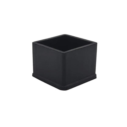 Non Slip Thick Rubber Leg Tips Floor Protectors Square Chair Leg Caps 20pcs (20 Count)