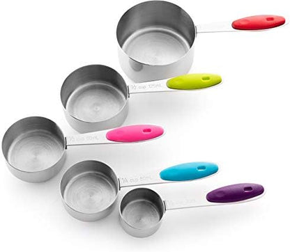 Bellemain Stainless Steel Measuring Cups Set of 6, Nesting Design