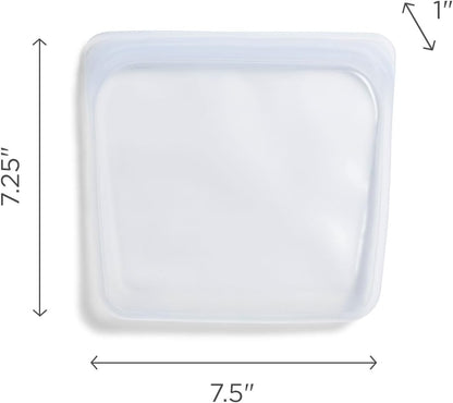 Premium Reusable Silicone Bags and Lunch Bag (3 Count)