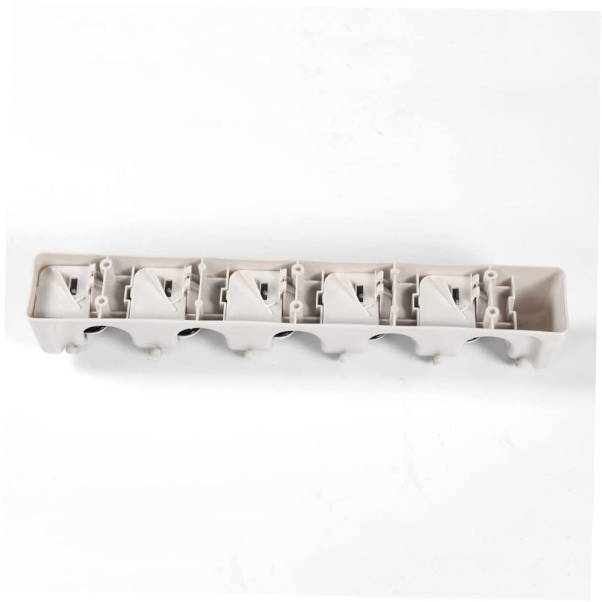 Wall Mounted Mop Holder Broom Organizer Storage Rack with 5 Positions 6 Hooks Space