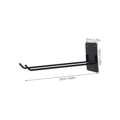 Wall Mount Broom Holder Garden Tool Organizer for Rakes Mops Hoses More Stylish Storage Rack with Screw for Indoor Outdoor Use
