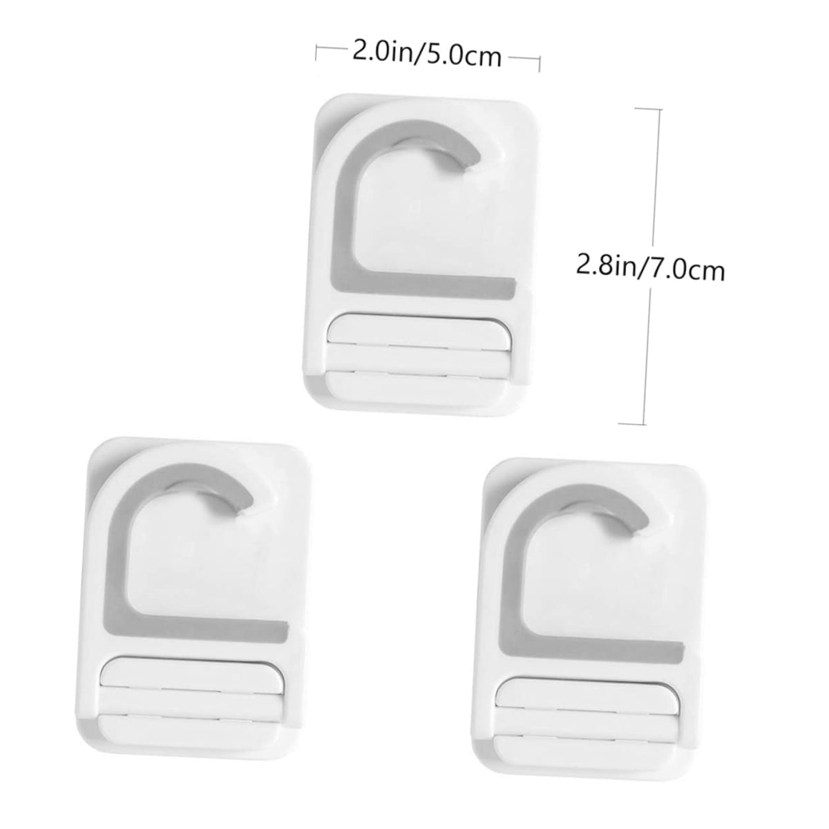 3pcs Punch Broom Mop Holder Wall Mount Hooks Multifunctional Mop Organizer for Umbrellas and Cleaning Tools Home Kitchen Garage Storage