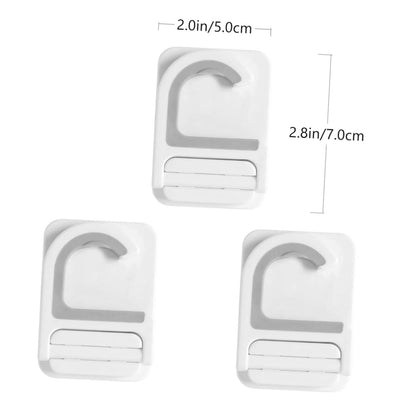 3pcs Punch Broom Mop Holder Wall Mount Hooks Multifunctional Mop Organizer for Umbrellas and Cleaning Tools Home Kitchen Garage Storage