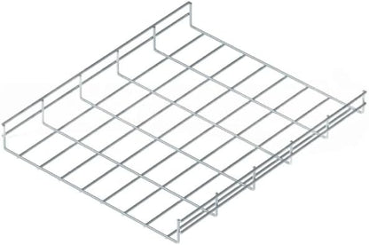 Kable Kontrol Cable Tray- 5 Feet Long - 16" Width, 2” Depth – Wire Mesh Tray Cable Management Rack Cords Organizer Cable Basket, Zinc Plated Steel NEC Approved for Network, Fiber Optic, Cabling