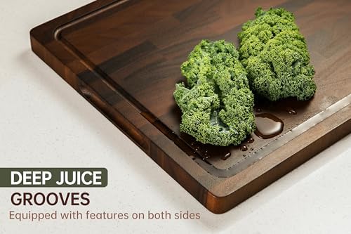 THETCHRY Walnut Cutting Boards For Kitchen, End Grain Wooden Cutting Board