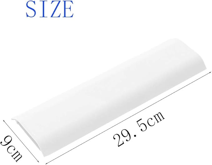 Cable Concealer Cord Cover, Airlxf 4 PCS Self-Adhesive Wall Cable Covers with 8 PCS Double-Side Tapes for TV Computer Office Theater (4PCS White)