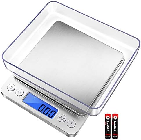 Fuzion Digital Gram Scale .01 Gram Accuracy, 500g Small Jewelry Scale