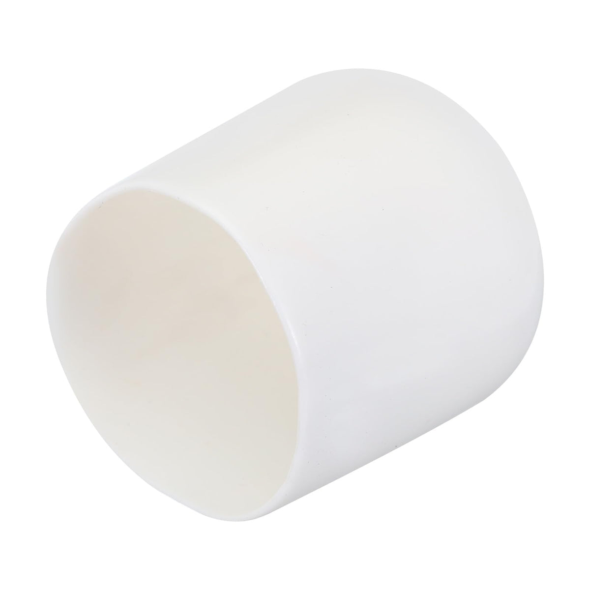 20pcs Rubber End Caps 38mm ID Vinyl Round Tube Bolt Cap Cover Screw Thread Protectors White