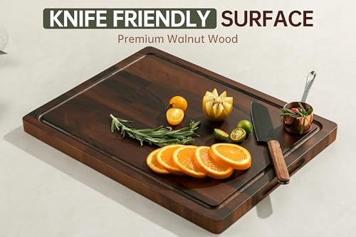 THETCHRY Walnut Cutting Boards For Kitchen, End Grain Wooden Cutting Board