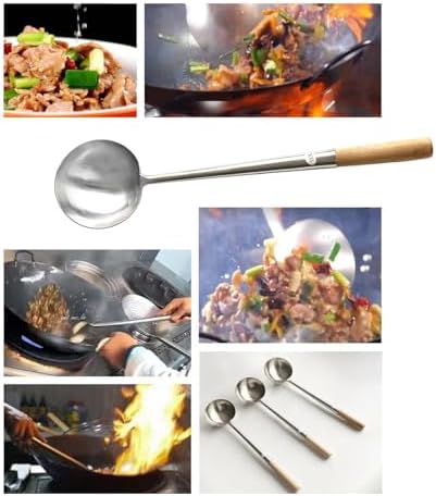 Sunrise Commercial Grade Wok Ladle 19.5" (XL)