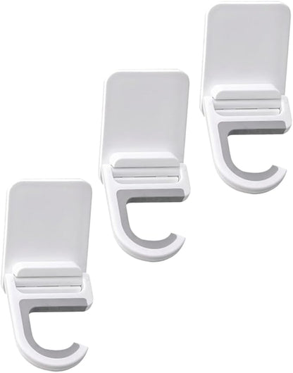 Broom Gripper Wall Mount 3pcs Mop Holders Adhesive Wall Hook for Kitchen Bathroom Utility Room