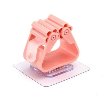 Broom Holder Wall Mount 20Pcs Mop Broom Holder Rack Grippers Clips Wall Mount Home Appliance Multi