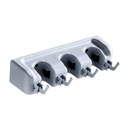 Buckle Mop Holder Wall Mount Broom Hanger Clip Dual