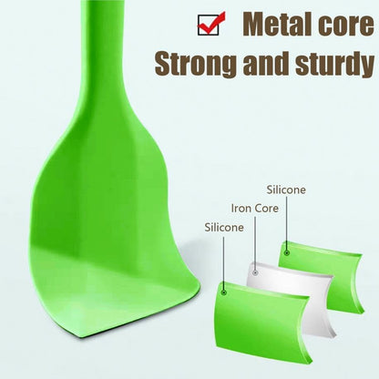 8 Pieces Silicone Spatulas,8.5 inch Non-stick with Stainless Steel Core,Heat Resistant-500℉, Food Grade Dishwasher Safe, for Mixing,Cooking,Baking (Mixed color)