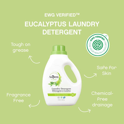 Natural Laundry Detergent Eucalyptus & Rosemary (128 Fl Oz)