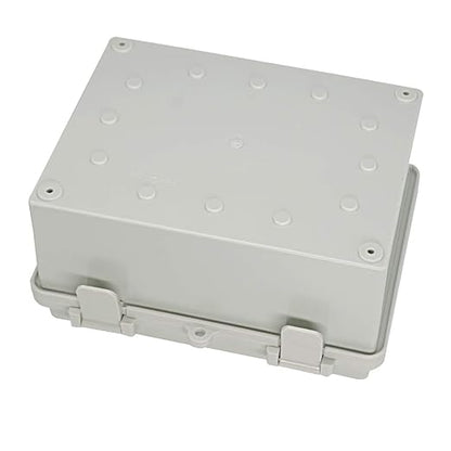 Zulkit Junction Box ABS Plastic Dustproof Waterproof IP65 Electrical Boxes Hinged Shell Outdoor Universal Project Enclosure 8.7 x 6.7 x 4.3 inch (220x170x110 mm)
