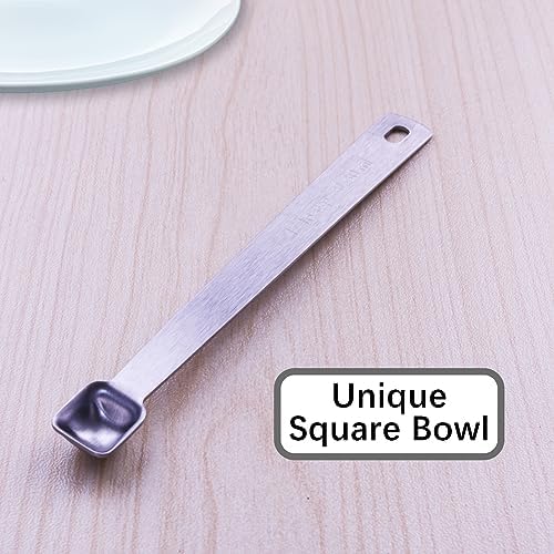 2PCS 1/16tsp(0.3ml) Tiny Measuring Spoon, Small Teaspoon for Tiny Amounts