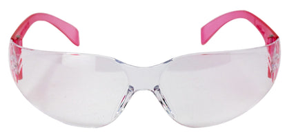 Clear Lens Pink Safety Glasses (144 Count)