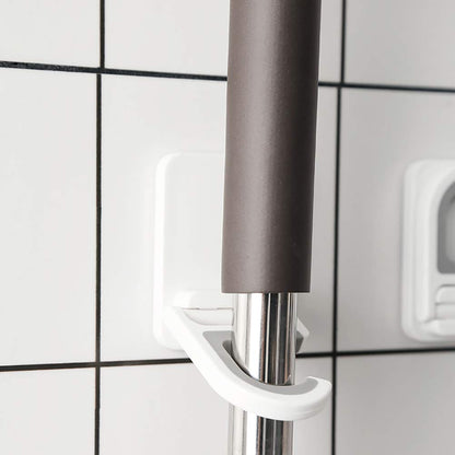 Punch Free Mop Hooks Adhesive Broom Holder Wall Mount 3 (3 Count)