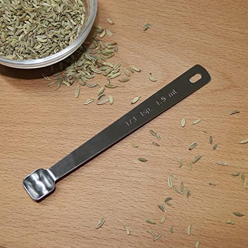 2PCS 1/3tsp(1.5ml) Tiny Measuring Spoon, Small Teaspoon for Tiny Amounts