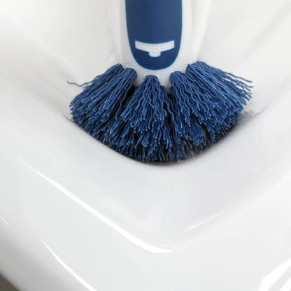 2-in-1 Bath and Tile Scrubber Brush Tool, Crevice Cleaning Supplies, Dishwasher Safe, Rounded Bristles for Bathroom Scrubbing, Great for Tile, Bathtubs, and Showers