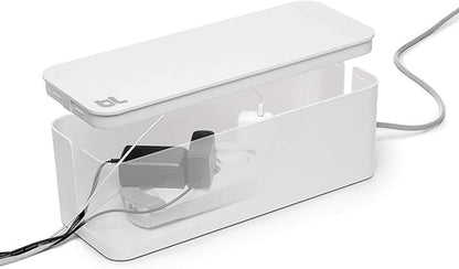 Bluelounge CableBox Cable and Cord Management System - (White) - Pack of 2