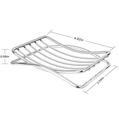 Soap Dish Stainless Steel Bar Soap Holder for Shower Bathroom