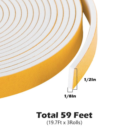 Adhesive Foam Tape 59 Feet (39 Foot)