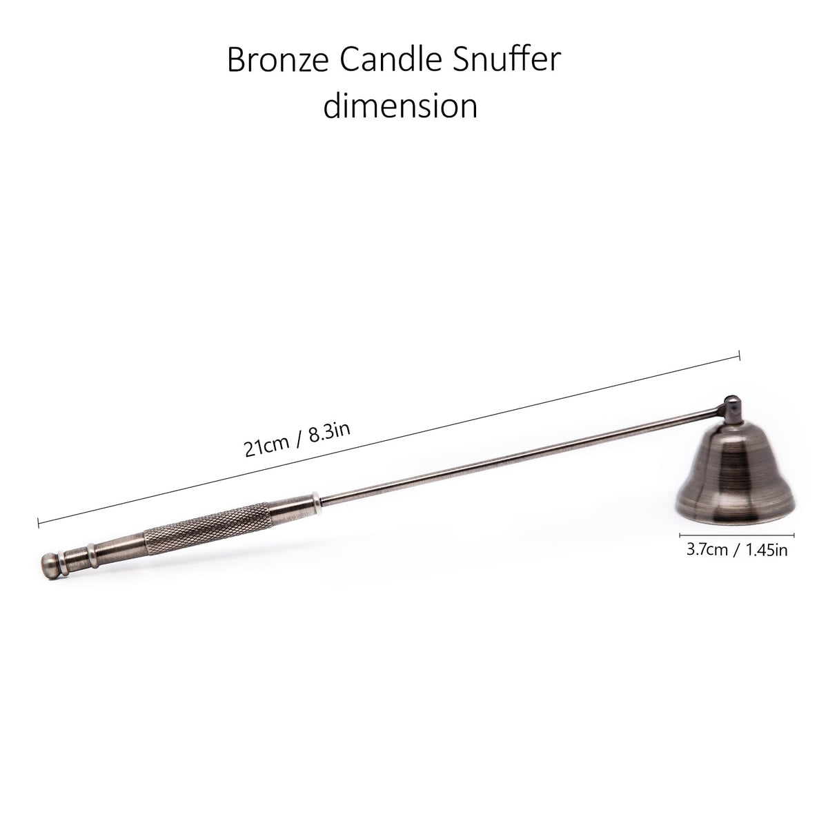 Bronze Candle Snuffer