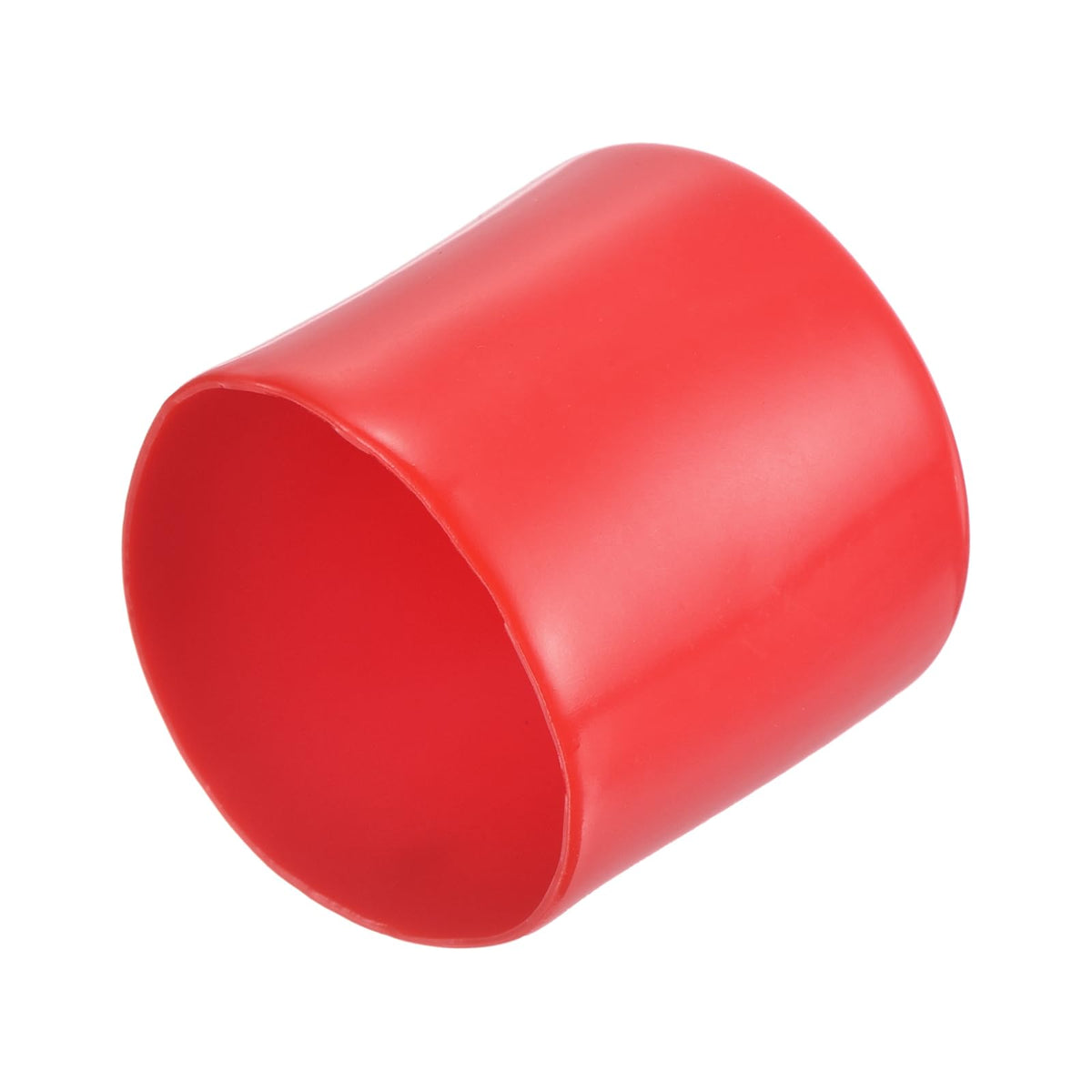20pcs Rubber End Caps 43mm ID Vinyl Round Tube Bolt Cap Cover Thread Protectors Red
