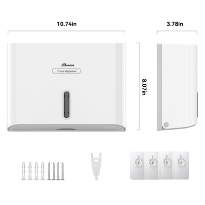 Paper Towel Dispenser Wall Mount (200 Count)