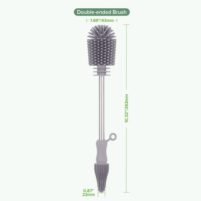 Silicone Cleaning Brush for Baby Bottles and Crevices