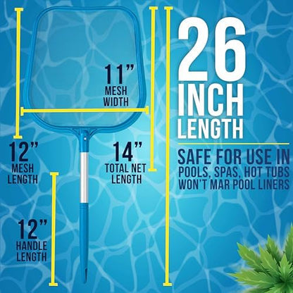 U.S. Pool Supply Professional Spa, Hot Tub, Pool Hand Leaf Skimmer Net, 26"