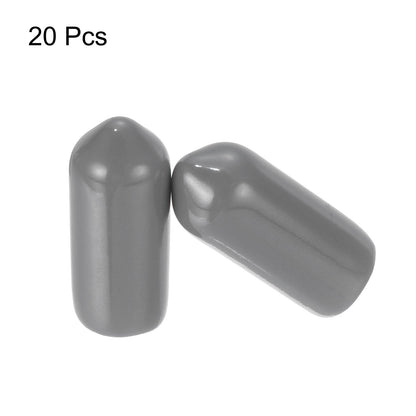 20pcs Rubber End Caps 6mm