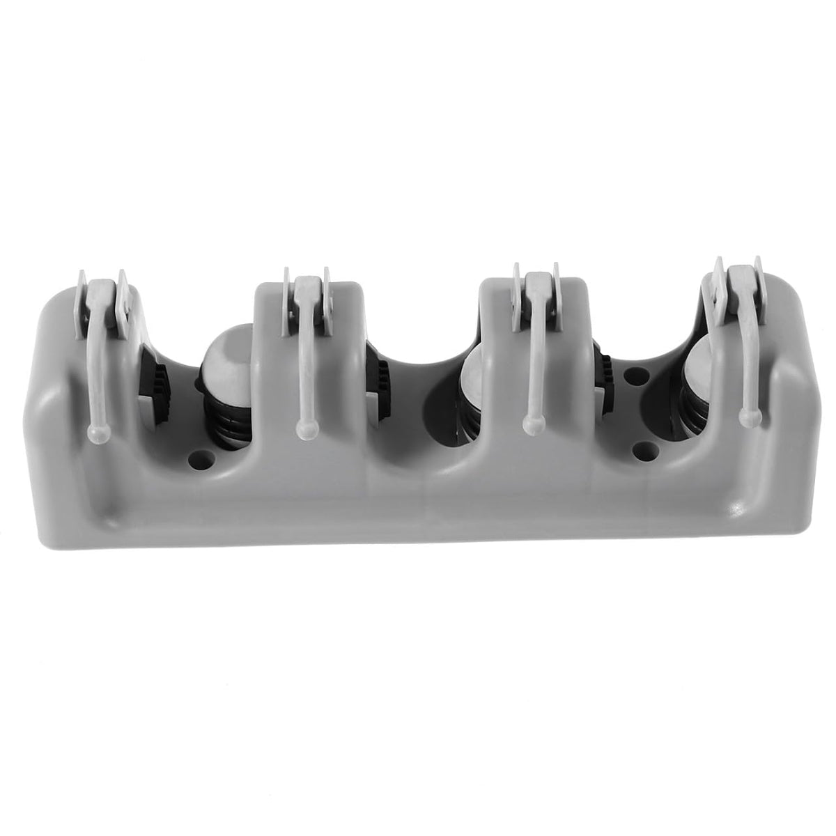 Umbrella Clip Mop Broom Holder Wall Mounted Storage Rack Ball Slots Hooks Garage Tool Storage Broom Wall Mount Grey