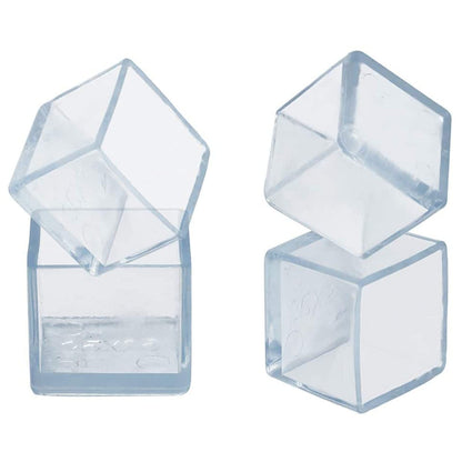 16 Pcs Transparent Square Anti (16 Count)