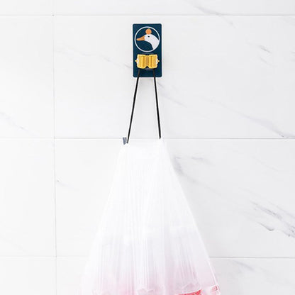 Broom Holder Heavy Duty Wall Mounted Multifunctional Punch Cartoon Space Saving Wall Mount Broom Holder