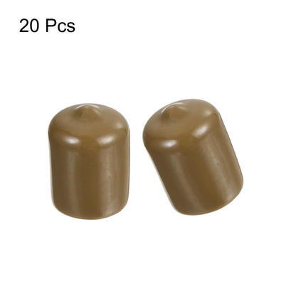 20pcs Rubber End Caps 16mm