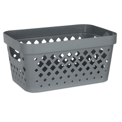 Plastic Baskets for Organizing (6 Count)
