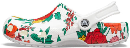Unisex Adult Classic Printed Floral Clogs