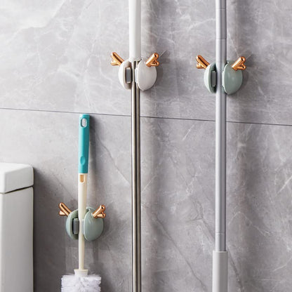 Mop and Broom Holder Wall Mount (2 Count)