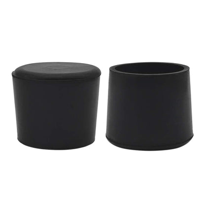 Furniture Table Covers Chair Leg Caps Round Black 38mm 1 (4 Count)