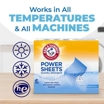 Laundry Detergent Power Sheets (105 Count)