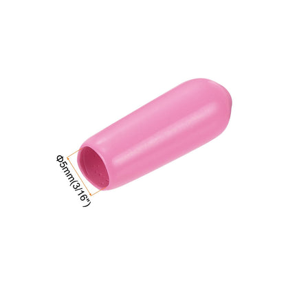 20pcs Rubber End Caps 5mm