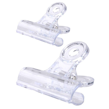 30 Pack Plastic Clear Clips Clamps (30 Count)