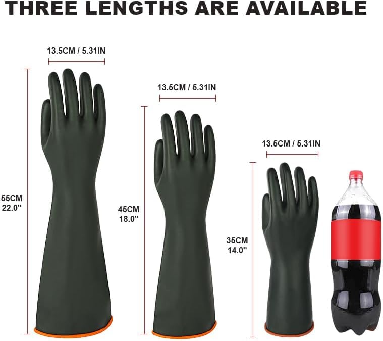 Heavy Latex Chemical Resistant Gloves